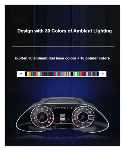 Velocímetro digital para Audi A4 B8 con panel LCD interactivo 2009-2012 3