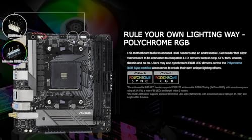 Asrock A520M-ITX/AC Scheda Madre AMD 520M AM4 Micro ITX DDR4-SDRAM - Scheda madre - Immagine 4