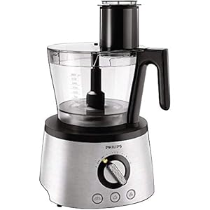 Philips Keukenmachine & Blender – 1300W, 32+ Functies, 3.4L-kom, PowerChop, Roestvrijstalen Messen & Schijven (HR7778/00)