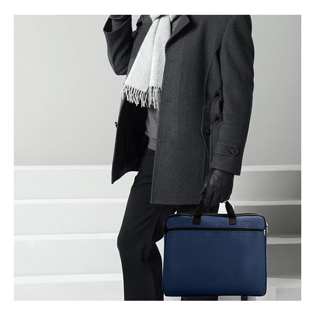 Portable Document Bag Canvas Bag Large Men Women Handbag Multi-Layer Information Bag Briefcase Meeting3