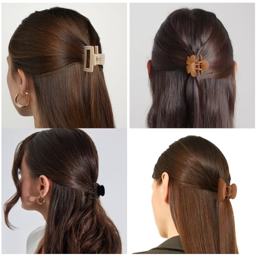Ahoney 12 piezas pequeñas pinzas para cabello miniatura 2