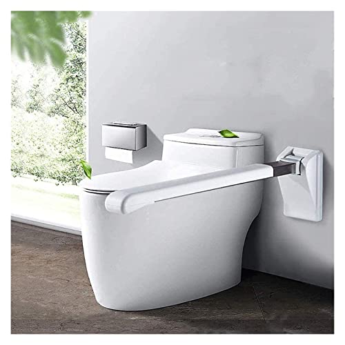 Barre d'appui WC antidérapante et rabattable pour salle de bain - 3