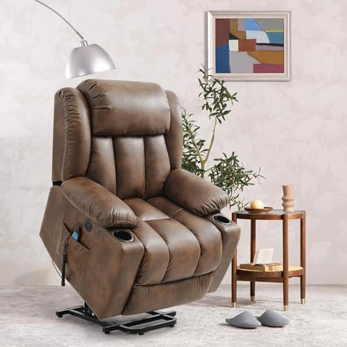 Sillón Plegable Cuero Sintético Negro miniatura 1