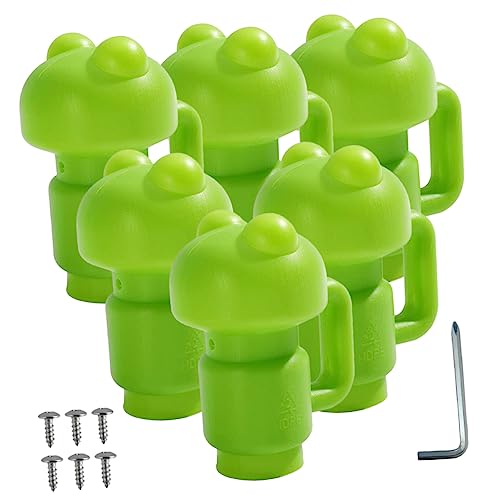 COOLHIYA 1 Set Recreational Trampolines Wear-Resistant Trampoline Caps Trampoline Enclosure Pole Cap Trampoline Net Poles Caps Trampoline Rod Child Supplies