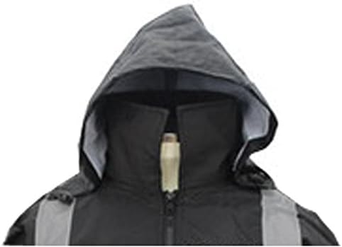 First Class High Visibility Water Resistant Raincoat Jacket and Pant With Reflective Stripes - Image 3