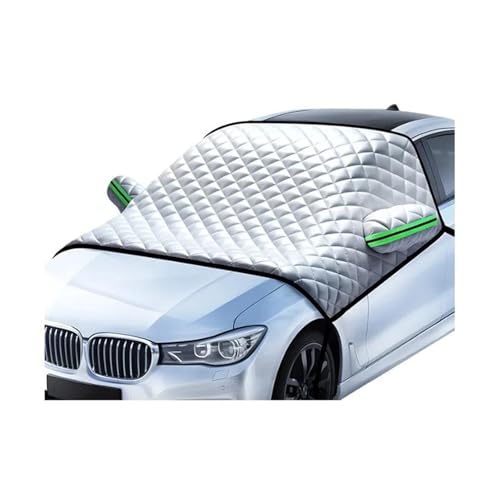 Pare-brise hiver pour voiture quatre saisons : bâche de protection antigel avec housses miroir