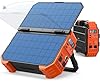 BLAVOR Portable Power Station 1600W (Peak 3200W), Built-in Solar Panel, 1024Wh LiFePO4 Battery, 100W USB-C Fast Charge, Solar Generator for Home Backup, Camping, Power Outages & RV