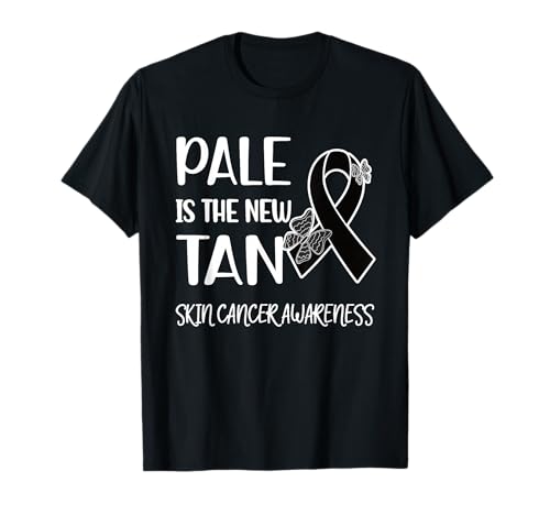 Pale is The New Tan | Skin Cancer Survivor Melanoma Warrior T-Shirt