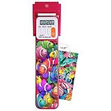 Mark-My-Time Digital Bookmark and LED Light - Timer and Bookmark for Kids with LED Book Light, Cool Bookmarks and Reading Incentives, Christmas Gift & Stocking Stuffer - 3D Flip Clownfish/Butterfly