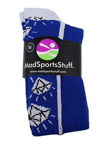 Image of MadSportsStuff Softball Socks with Diamonds for Girls Women Kids Youth Adult Over the Calf Soccer