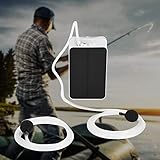 Picysa Teichbelüfter mit Solarenergie, Pumpen mit Solarenergie, 15 x 10 x 8, Sauerstoffspender mit Belüftigungspumpe, Notfall-Sauerstoff für Pool-Teich im Freien