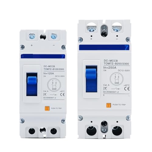 MCCB solar evita averias por sobrecarga en sistemas 2P CC 500V de 160A