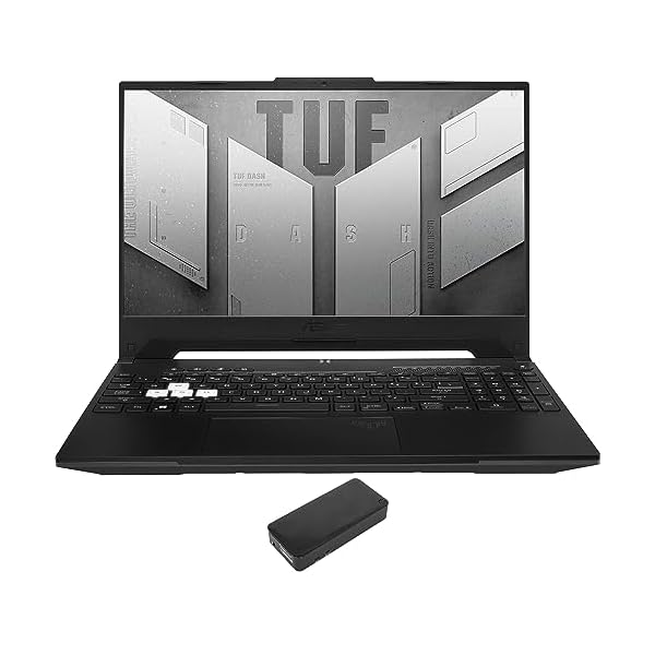 ASUS TUF Dash FX517ZR Gaming Laptop (Intel i7-12650H 10-Core, 64GB DDR5 4800MHz RAM, 2x8TB PCIe SSD RAID 0 (16TB), RTX 3070, 15.6″ 144 Hz Full HD (1920×1080), WiFi, Win 11 Pro) with USB-C Dock