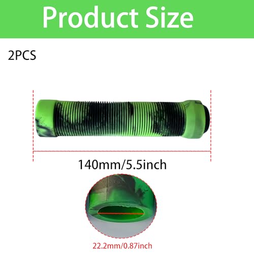 Manoplas para bicicleta ZCLGOOD, cubiertas de manillar antideslizantes de goma para bicicletas MTB, BMX y scooters, suaves para ciclismo, repuesto para adultos y niños miniatura 2