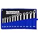 Produktbild HASKYY - 12tlg-Zoll-Ratschenschlüssel-Satz-Set I 1/4"-15/16" I Ringmaul Gabelschlüssel Ratschen Schlüssel INCH