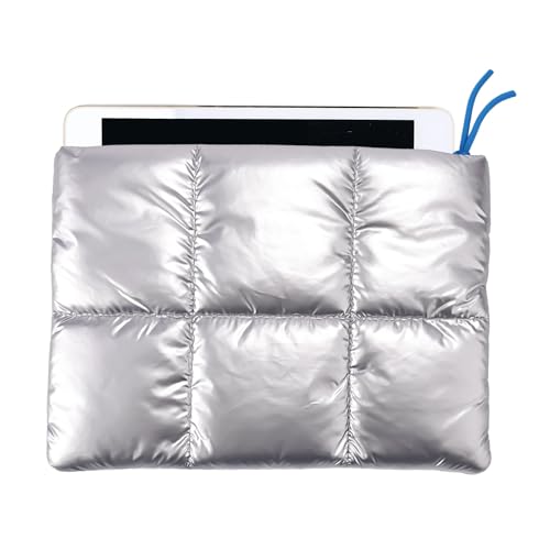 Thermal Sleeve for iPad, 12x9in Thermal Case for Kindle Outdoor Warm Tablet Bag Compatible with 11 Inch Pad and e-Reader to Prevent Overheating and Overcooling Accessories(Silver)