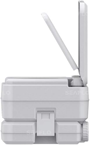 Miniatura 6 de SEAFLO Inodoro portátil para marina, RV, camping y barco (2.6 galones)