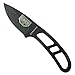 ESEE Authentic Candiru Tactical Survival Knife - Molded Sheath Belt Clip Plate (Black Blade, Black Molded Sheath)