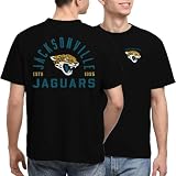 Junk Food NFL - Jacksonville Jaguars Classic Arched Adult SS T-Shirt Black