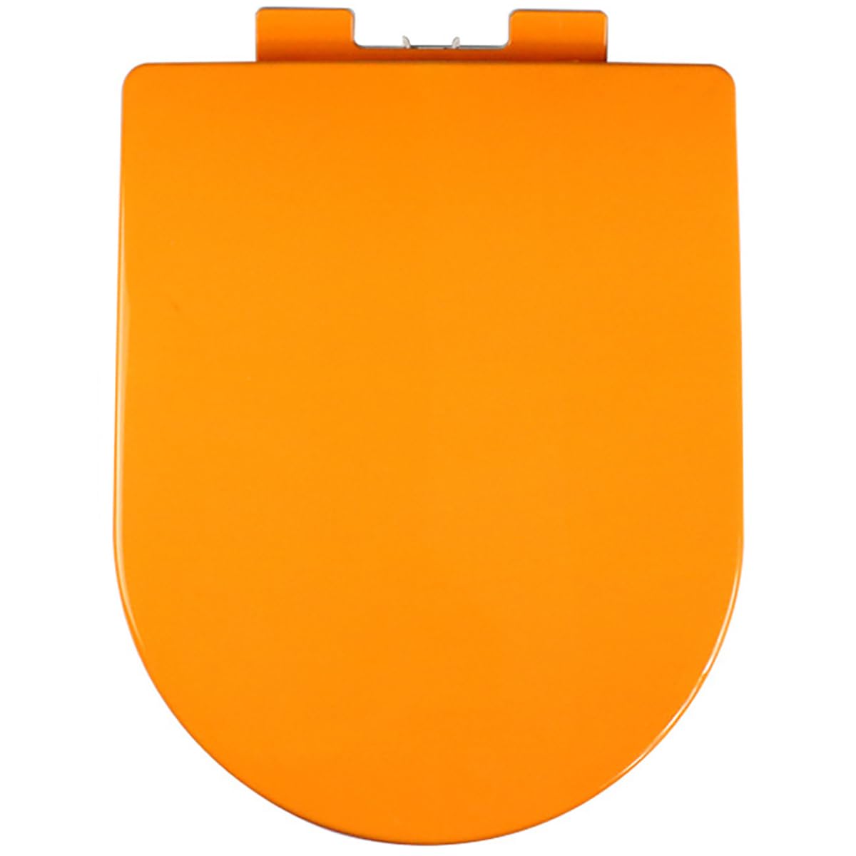 Quiet Toilet seat, U-Shaped fit Most Easy Install Clean no slam Easy Install, Adjustable, Lightweight, Durable, Portable, User-Friendly, Compact, Replacement, Orange, Slow, Close