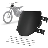 Motorrad Vorderes Nummernschild Dirt Bike Kennzeichen für Surron Light Bee S/X X160 X260 Talaria X3 MX3 MX4 E-bike-Schwarz