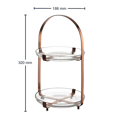 Présentoir à gâteaux en verre pour optimiser l'espace de table de buffet encombrée - 3