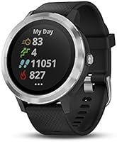 Garmin 010-01769-01 Vivoactive 3, GPS Smartwatch with Contactless Payments and Built-In Sports Apps, Black with Silver...