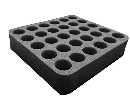 30 Vails Essential Oil Carrying Case Foam Insert Holds 5ML 10ML 15ML Perfects for Travel Or Work Out