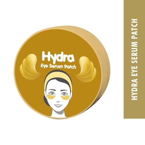 Image of Hydra Eye Serum Patch Vitamin C Gold | Treats Dark Circles, Fine Lines And Wrinkles | Enriched With Collagen And Aloe Vera Extract | Shade -Vitamin-C Gold, 60 Pcs|