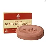 Madina Jamaican Black Castor Oil Soap [3.5 oz.] (Pack of 3)