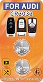 Key Fob Batteries Replacement for Audi A1 A3 A4 A5 A6 A7 A8 Q3 Q4 Q5 Q6 Q7 Q8 R8 RS RS3 RS4 RS5 RS6 RS7 S3 S4 S5 S6 S7 S8 SQ5 SQ7 SQ8 TT Allroad Sportback Quattro Smart Key Remote