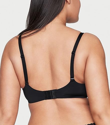 Victoria's Secret Lightly Lined Wireless T-Shirt Bra, Black, 36DDD - image 2