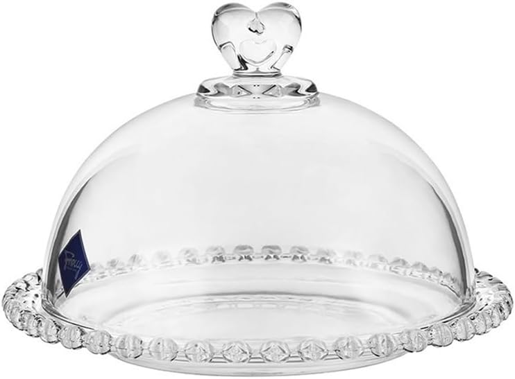 Butter Dish Cake Cover Glass Butter Pan with Lid Box for Kitchen Cheese Dessert Tray Butter Container