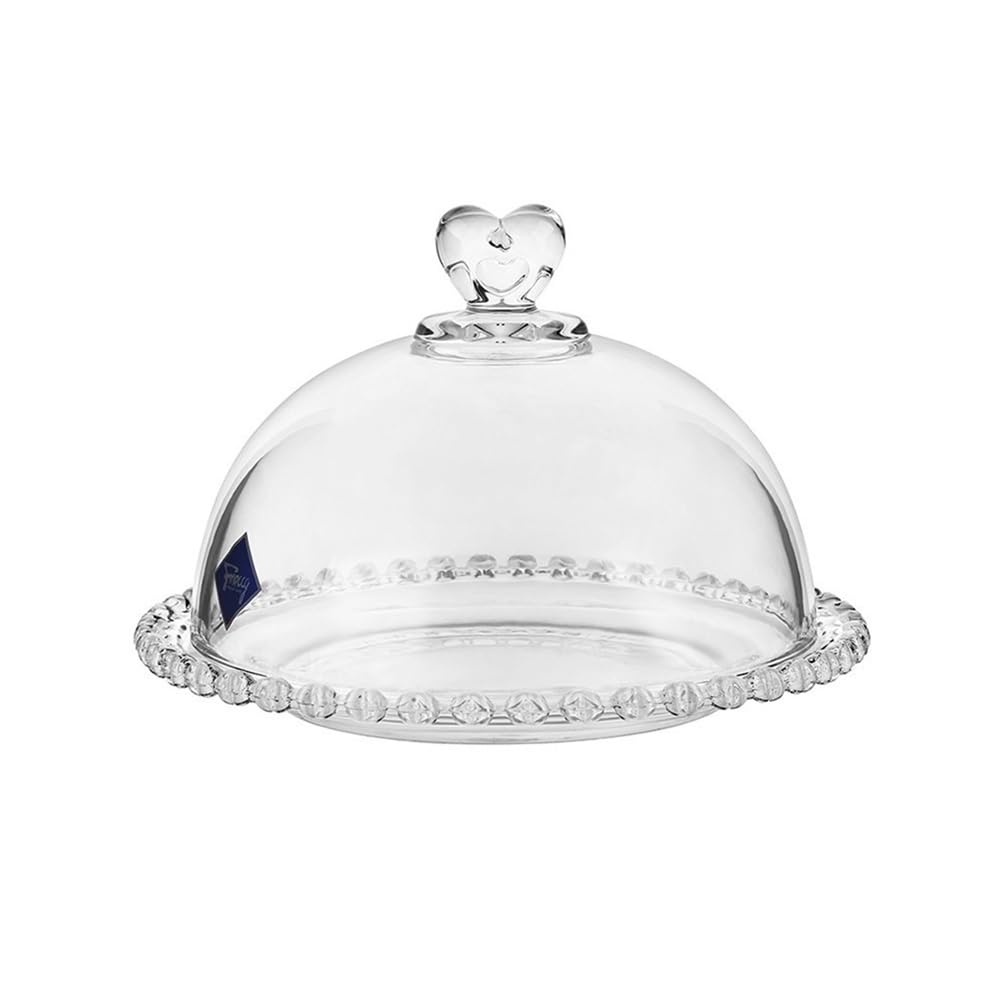 ZYYANSHOP Butter Dish Cake Cover Glass Butter Pan with Lid Box for Kitchen Cheese Dessert Tray