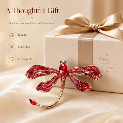 Image of Fashion Dragonfly Booch Pin Jewelry Gift for Women