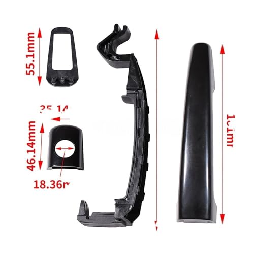 Poignées de porte extérieures 9101GP pour Scudo Jumpy Expert Berlingo