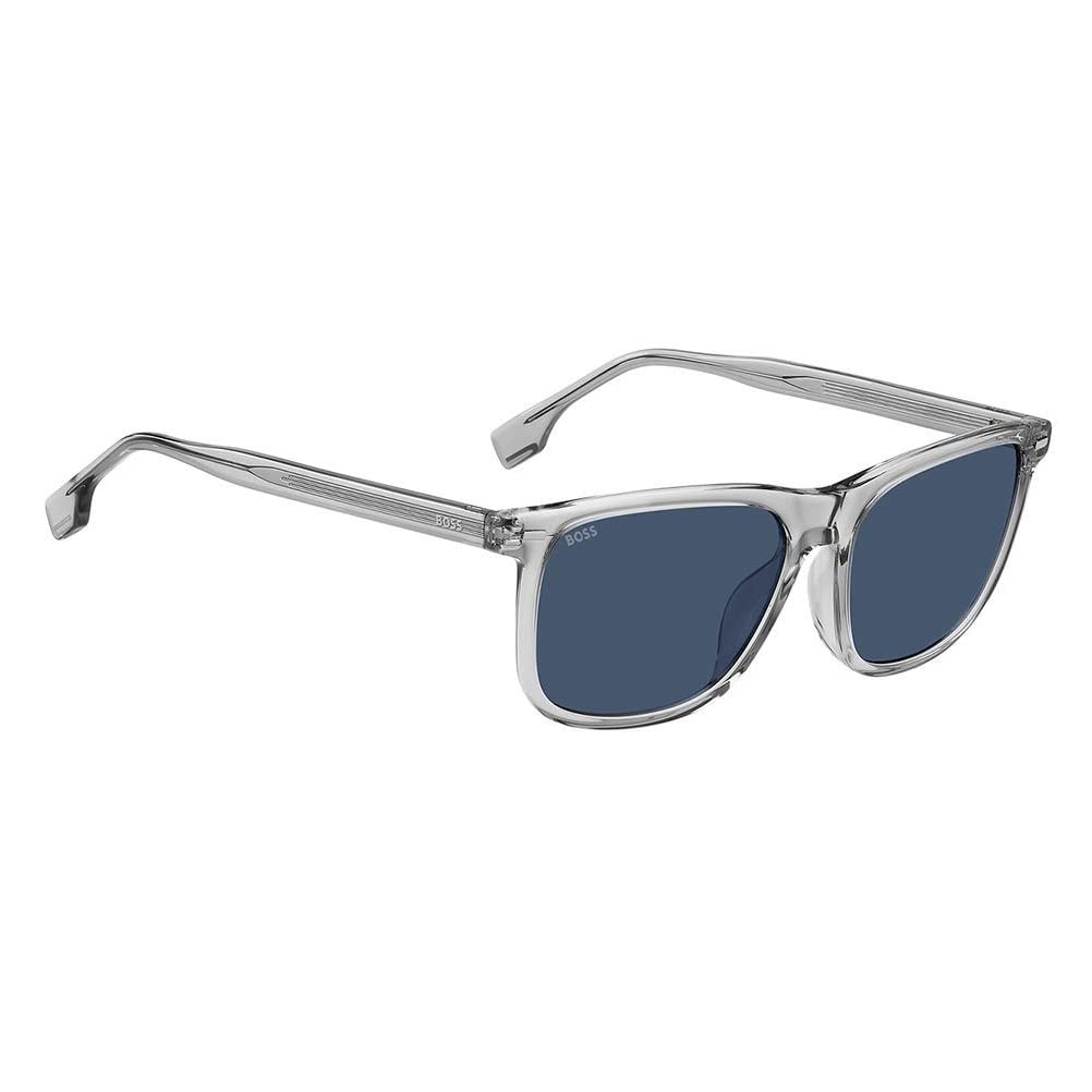 BOSS HUGO 1402/F/S, okulary, szare, 58 męskie, Szary, 58