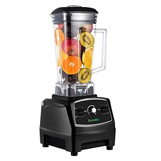 Countertop Blender Professional Commercial Mixer Blender 70oz with 2200 Watt Base,Total Crushing Technology for Smoothies, Ice and Frozen Fruit (Black)