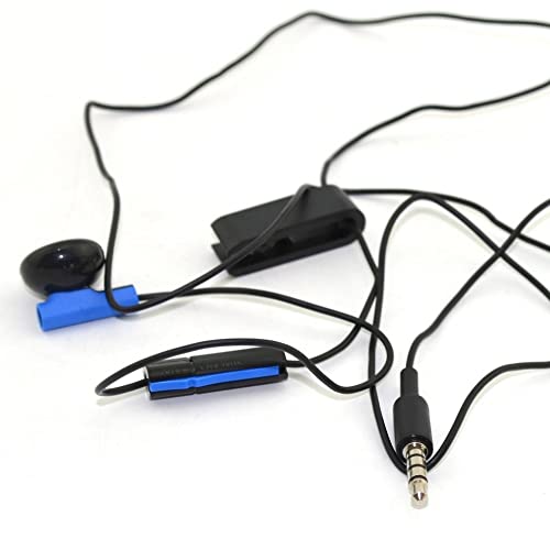 Tekmihat 3.5mm Jack Wired Gaming Earphone for PS4 Joystick Controller Headset with Microphone Sports Headphones