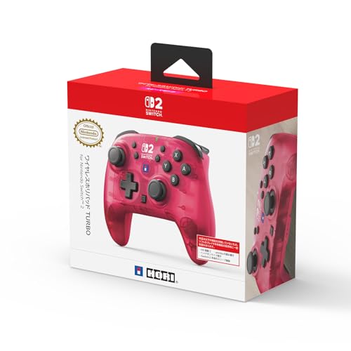 HORI ワイヤレスホリパッド TURBO for Nintendo Switch™ 2 ルビーマゼンタ NSX-134 の商品画像 8