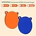 VOLUNU AR500 Steel Targets for Shooting-1/2inch Thick 4 inch Diameter Metal Shooting Plates,High-Vis Blue Gong Target for Range Training & Rifle Practice