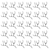 Collier en bois de cerf pour femme : fabriqué en alliage de haute qualité, il est résistant à l’usure et durable, léger et compact, avec des breloques