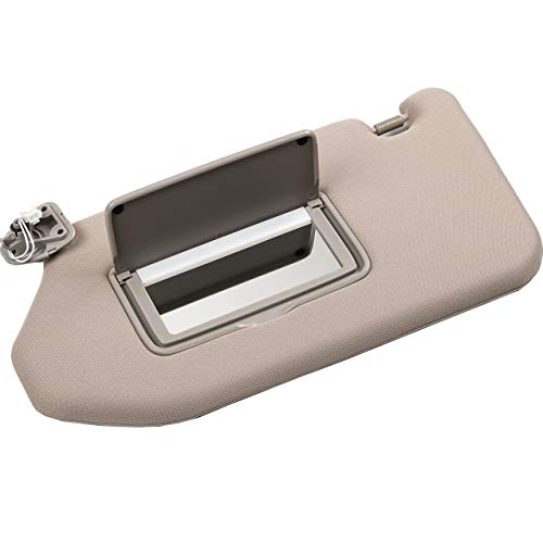 Ezzy Auto Tan Left Driver Side Sun Visor fit for Nissan Pathfinder Infiniti QX60 JX35 with Sunroof 96401-9PB0A