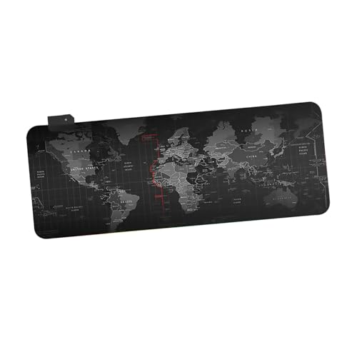 Tapis de souris de jeu tapis lumineux de bureau MAGICLULU antidérapant