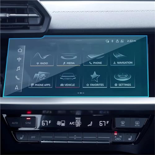 Film écran verre trempé pour Audi A3 8Y 2023 2024 protection GPS 10,25 pouces