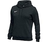 Womens Nike Club Fleece Hoodie Black Size Large