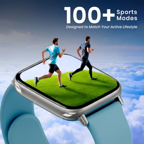 Image of GameSir H9 Silver Dial Smartwatch Combo, 4 Straps, 2.01'' HD Display, Bluetooth Calling, IP67, Crown Control, Fitness Tracker with Heart Rate & SPO₂, 100+ Sports Modes for Men & Women (Silver Dial)
