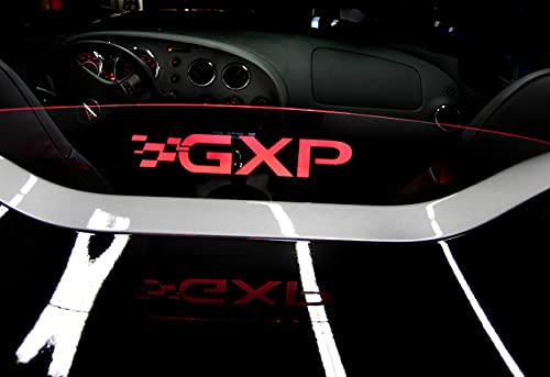 Wind Deflector for Pontiac Solstice Convertble 2006+, Wind Blocker with GXP Graphic Logo, Multi-Color LED w Dimmer Remote, Bundle Price