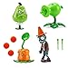 4 PCS Plants and Zombies Toys Action Figures Zombies PVZ Toys Sets 1 2 Series Great Gifts for Kids and Fans,Birthday and Christmas Party
