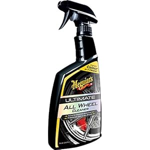 Meguiar’s G180124EU Ultimate All Wheel Cleaner Iron Remover 709ml, Changes colour as it cleans!